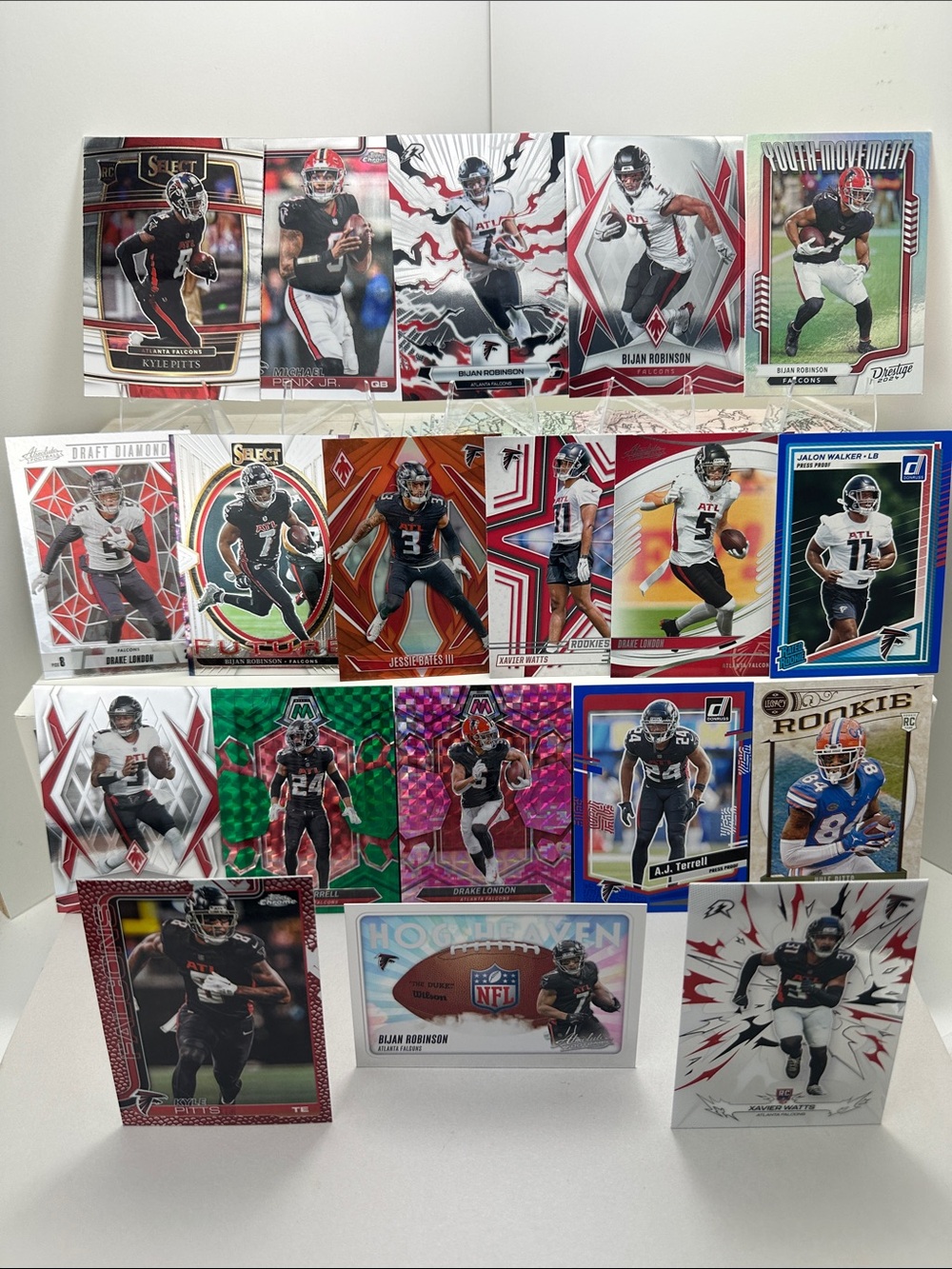 Falcons Bijon Robinson + Penix Jr/Terrell/Drake London/Bates/Kyle Pitts/Watts